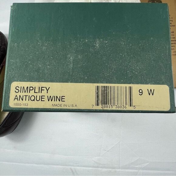 SAS Simplify Antique Wine Loafers Women’s Sz 9W - Picture 12 of 12